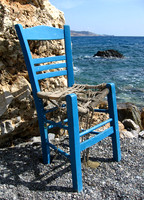 Broken Blue Chair